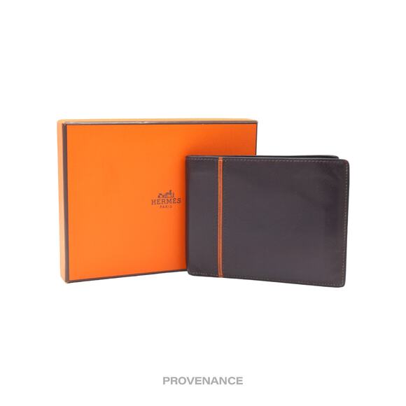 🔴 Hermès Bifold Wallet - Patchwork Leather - Picture 1 of 10
